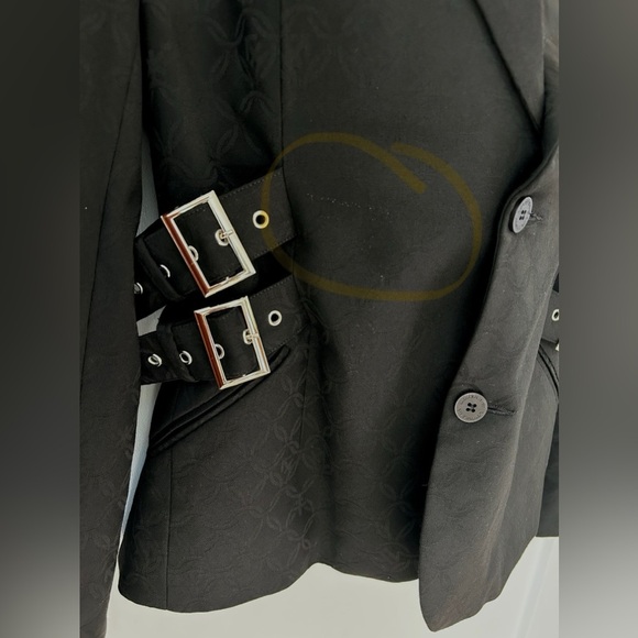 CHARLES JEFFREY LOVERBOY printed single-breasted Glasgow Blazer | Large | Unisex - Picture 13 of 15